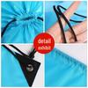 Waterproof Polyester Drawstring Sports Backpack for Outdoor Use