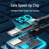 120W Digital Display Data Cable for Huawei, Apple, Vivo, Oppo Fast Charging