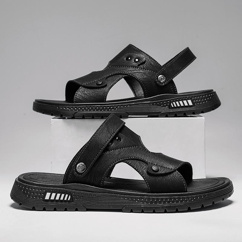 Sandals 22 Summer New Latex Soft-soled Beach Shoes Casual Wear Dual-purpose Cool Slippers Tide