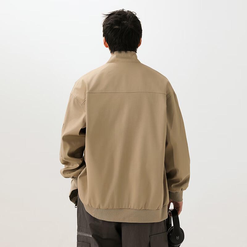 Herren Amekaji Retro Stehkragen Workwear Jacke