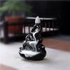 Ornaments Home Decor Aromatherapy Elegant Craft Backflow Ceramic Holder Incense Burner Smoke Censer