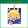 Cute Anime Demon Slayer Giyu Plush Keychain With Retractable Clip