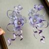 Bow Flower Hairpin Tassel Chinese Style Hair Clip Hanfu Hair Accessories  Summer Accessories