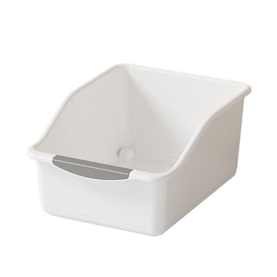 Kitchen Counter Organizer Condiment Bottles Storage Box Spice Jars Holder Storage Bin with Handle for Canned Food Snacks Pantry Cabinet Shelves