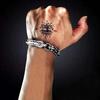 Vintage Personality Dragon Head Stainless Steel Chain Bracelet for Men Women Punk Style Dragon Bone Bangle Hip Hop Rock Jewelry