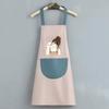 1pc Adorable PVC Apron, Durable Kitchen Wear with Pocket for Cooking Tools, Ideal for Restaurants and Food Trucks, Cute Apron