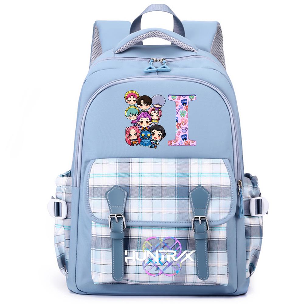 26 English Letter K-Pop Printed Large Capacity Backpack for Teenger Student Girl Boy Schoolbag Bookbag Women Waterproof Travel Bag Kid Gift Mochila