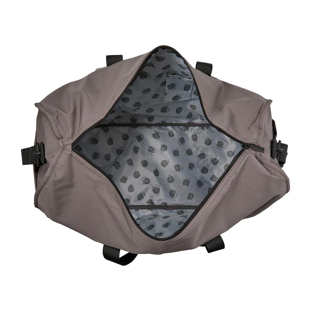 Lisa Larson Große Faltbare Boston Tasche H0004 LL13. Greige Igel