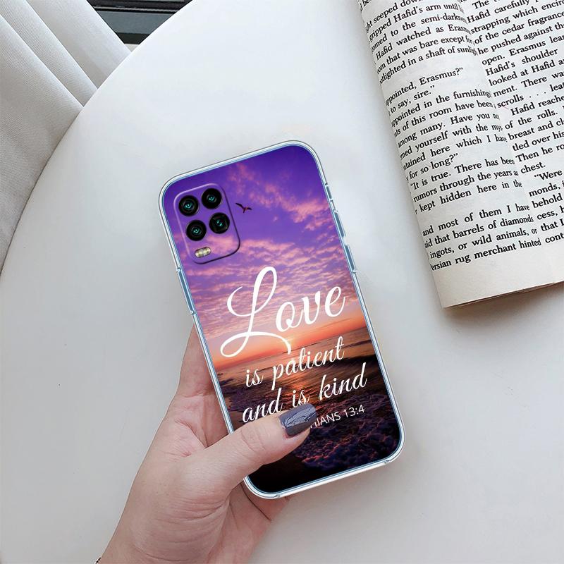 Bible verse Jesus Cross Transparent Phone Case for Motorola Moto Edge 20 30 40 50 S30 Fusion Ultra Pro Neo Lite + G200 G23