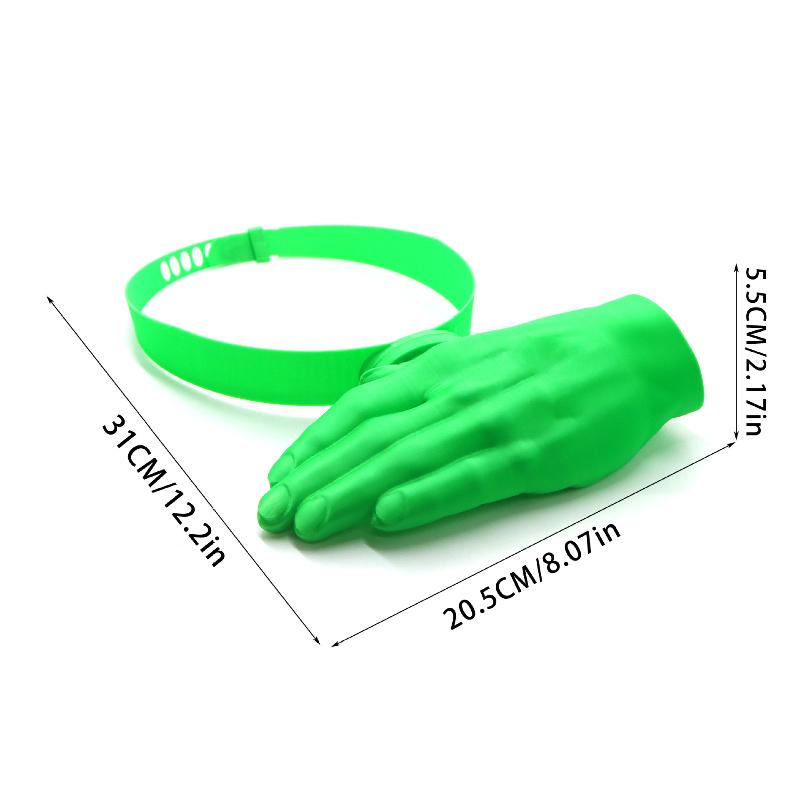 3D Palm Sun Hat Funny Hand Shape Sun Visor Unisex Sun Shield Eye-Catching for Outdoor Park Walking Palm Sun Hat