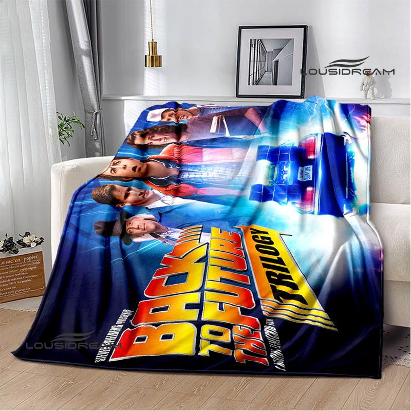 Movie Back To The Future blankets picnic blanket Warm Flannel blankets Soft and comfortable blanket bed linings Birthday Gift