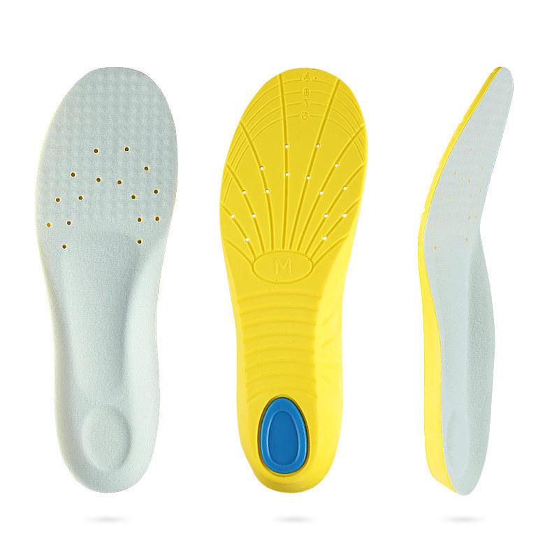 Unisex Soft Shock-Absorbing High Elasticity Sports Insoles for Basketball, Running, Training, and Casual Use