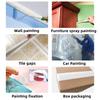20M Masking Tape White 10mm-50mm Single Side Tape Adhesive Crepe Paper for Oil Painting Sketch Drawing Supplies Car PaintinPinstriping Tape 3
