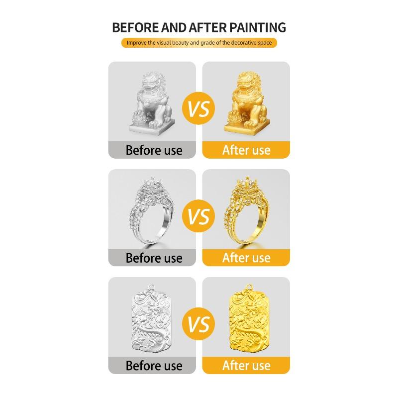 Water Based Gold Foil Paint, Gold Powder Paint, Gold Art Paint, Gold Paint, Gold Foil Brush Paint