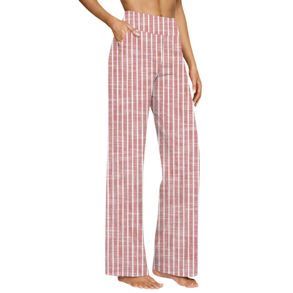 Womens Palazzo Pants Summer Casual Flowy Wide Leg Trousers Beach Travel Vacation Outfits