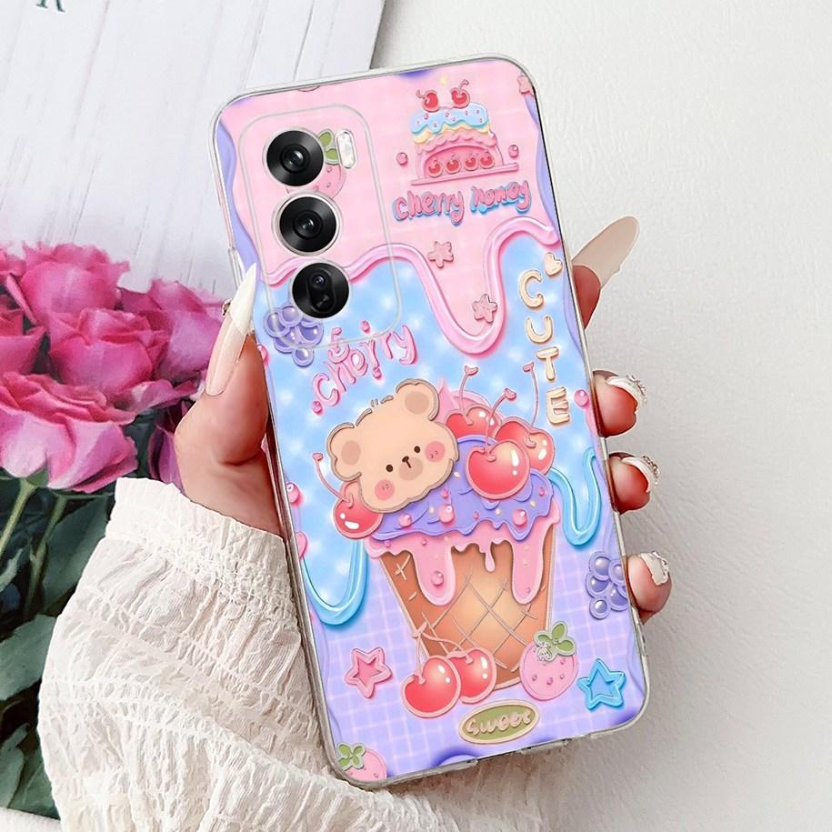 For OPPO Reno12 Pro 5G Case CPH2629 Cover Transparent Silicone Fashion Butterfly Soft Case For Reno 12 CPH2625 Reno 12Pro Fundas