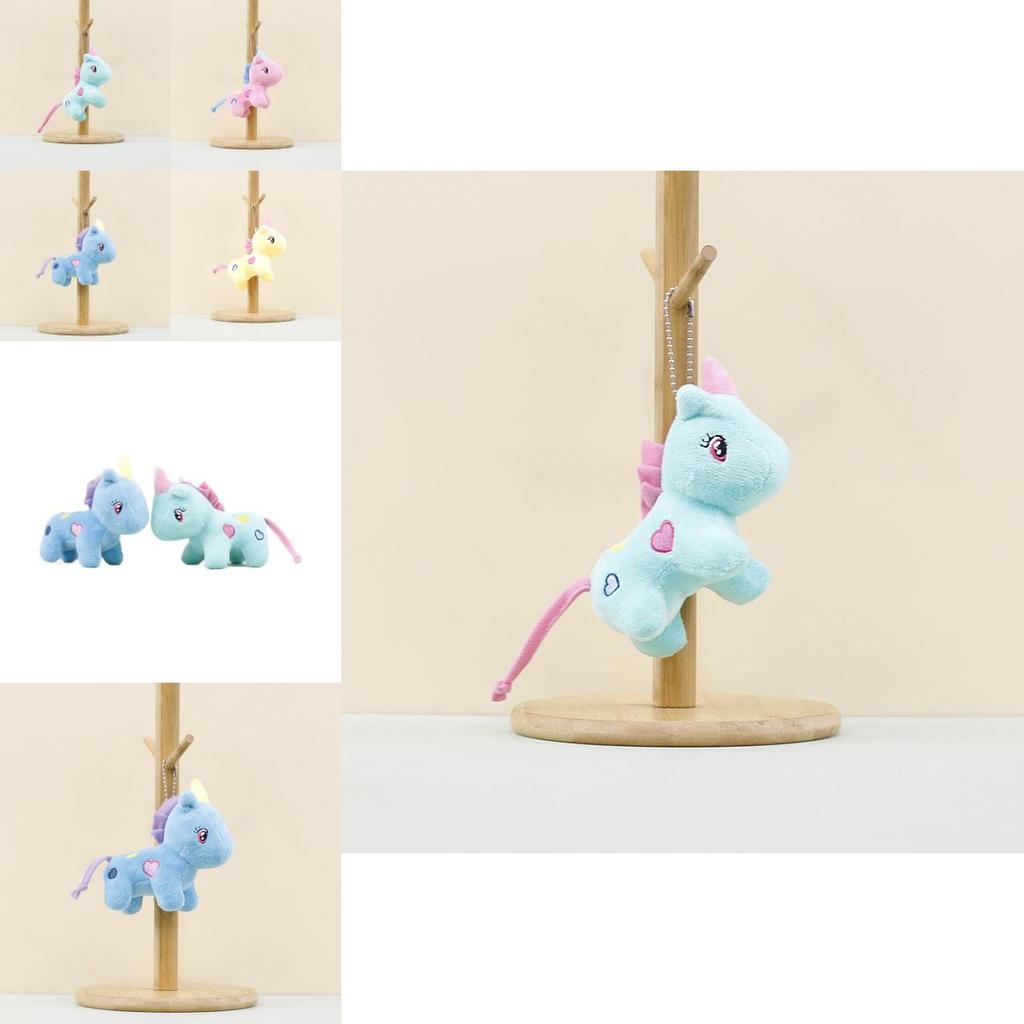 Adorable Unicorn Plush Toy Cute Keychain Soft Stuffed Animal Doll For Kids