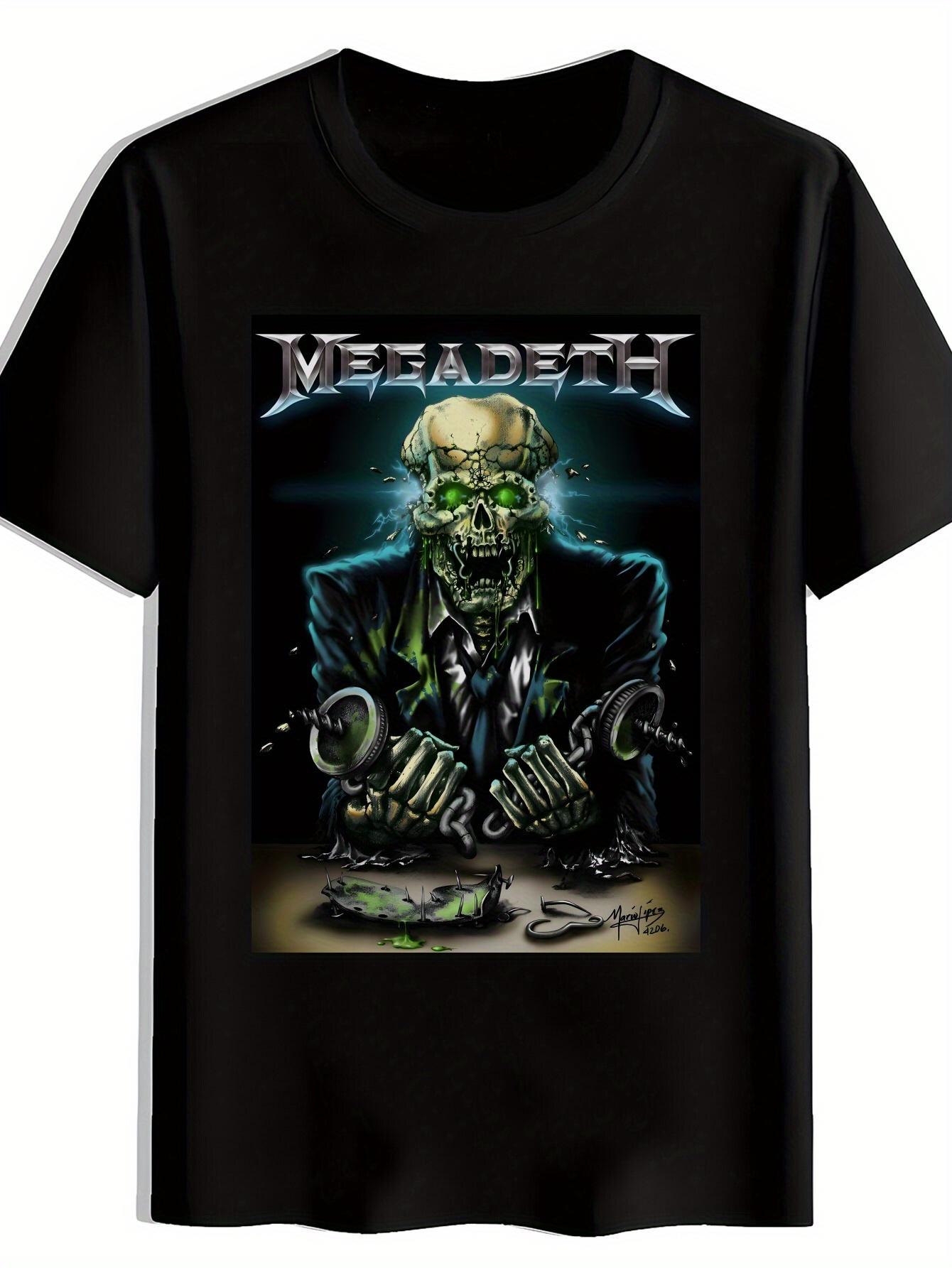 T-shirt MEGADETH Band Graphic Print S