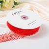 Handmade Lace Ribbon with Butterfly and Flower Designs, 50 Yards - Perfect for DIY and Festival Packaging