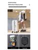 Multifunctional Student Trolley Suitcase with Silent, Detachable Wheels - Large Capacity Travel Bag for Men and Women