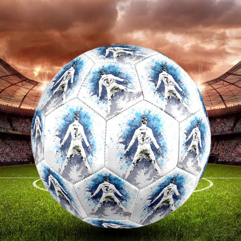 Cristiano Ronaldo Misura 5 Calcio Cucito a Macchina Universale Indoor/Outdoor Regalo Perfetto per gli Appassionati di Sport