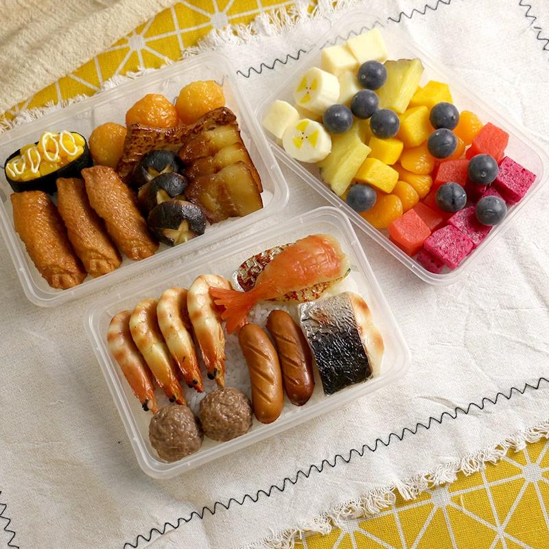 Shixun Disposable Plastic Food Containers with Lids