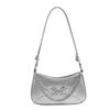 Silver Shoulder Bag with Butterfly for Women Advanced Underarm Bag Spicy Chain for Girls Summer Fashionable New