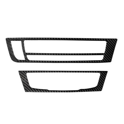2x Chrome Inner Seat safty belt Pillar Decorator Trim Cover For BMW X6 E71 09-16