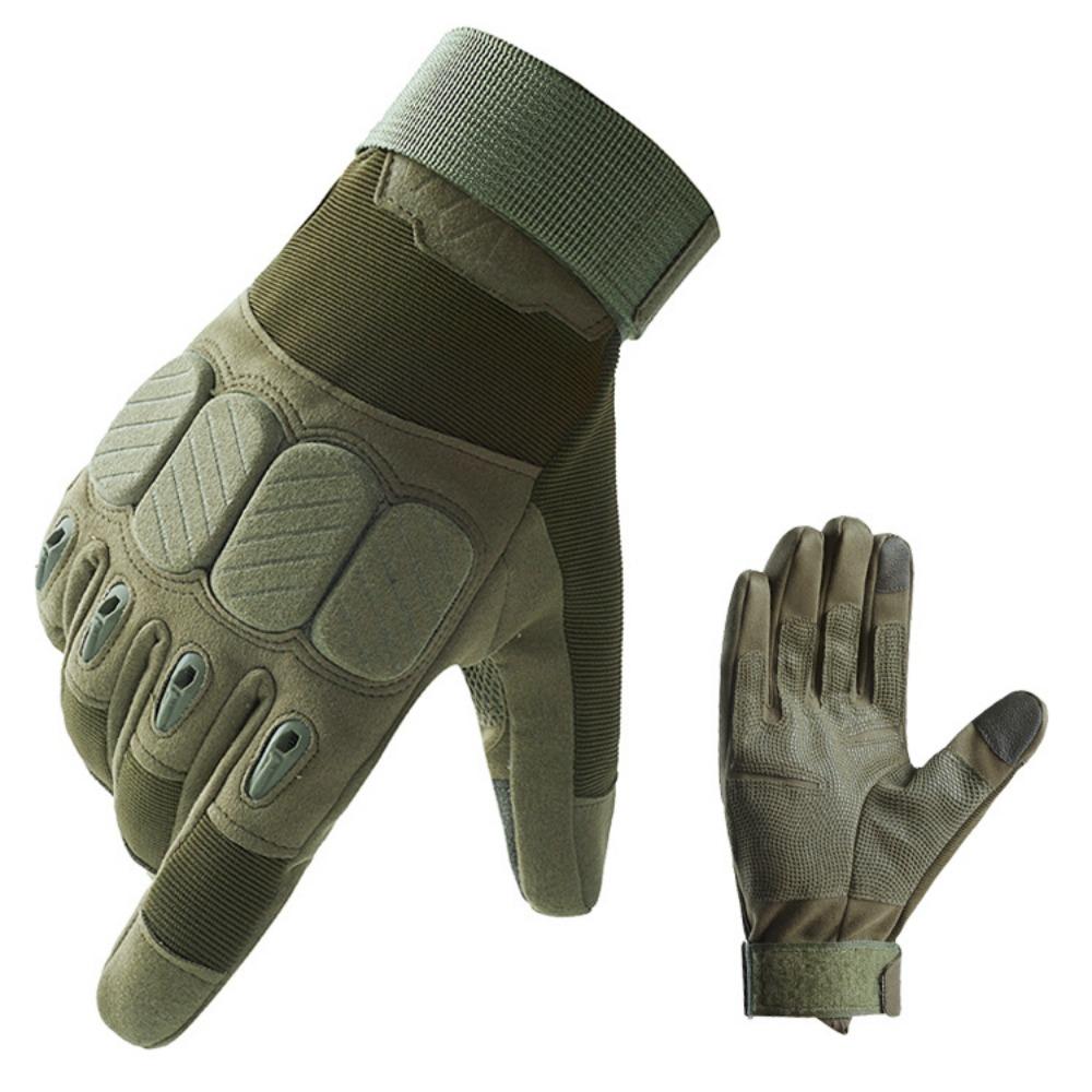 Outdoor Use Active Full Finger Training Mens Guard Camping Black Hawk Touch Screen Gloves