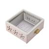 Compact Multi-Functional Square Fire Pit: Tea Stove, Barbecue Grill, Drawer-Style Portable Charcoal Grill for Outdoor Use