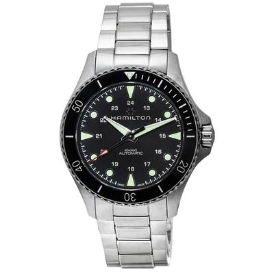 Khaki Navy Scuba Black Dial Automatic Divers H82515130 300M Men's Watch