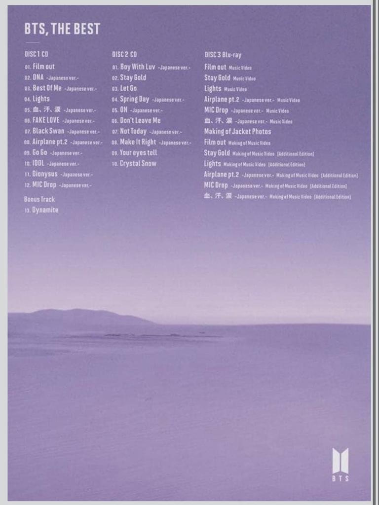 [USED] BTS, THE BEST 3-CD set