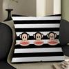 L-Luxurious P-Paul Frank Personalized Pillow Dust Cover Bedroom Kids Party Decoration Pillowcase Birthday Children Gift
