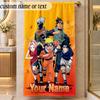 Beach TowelNaruto Custom Name Text Personalized Soft Towel for Beach Pool Indoor Home Decor Gift