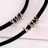 Neck Beautiful Womens Chain In Sleek Black Alloy Modern Choker Necklace For Wear Casual