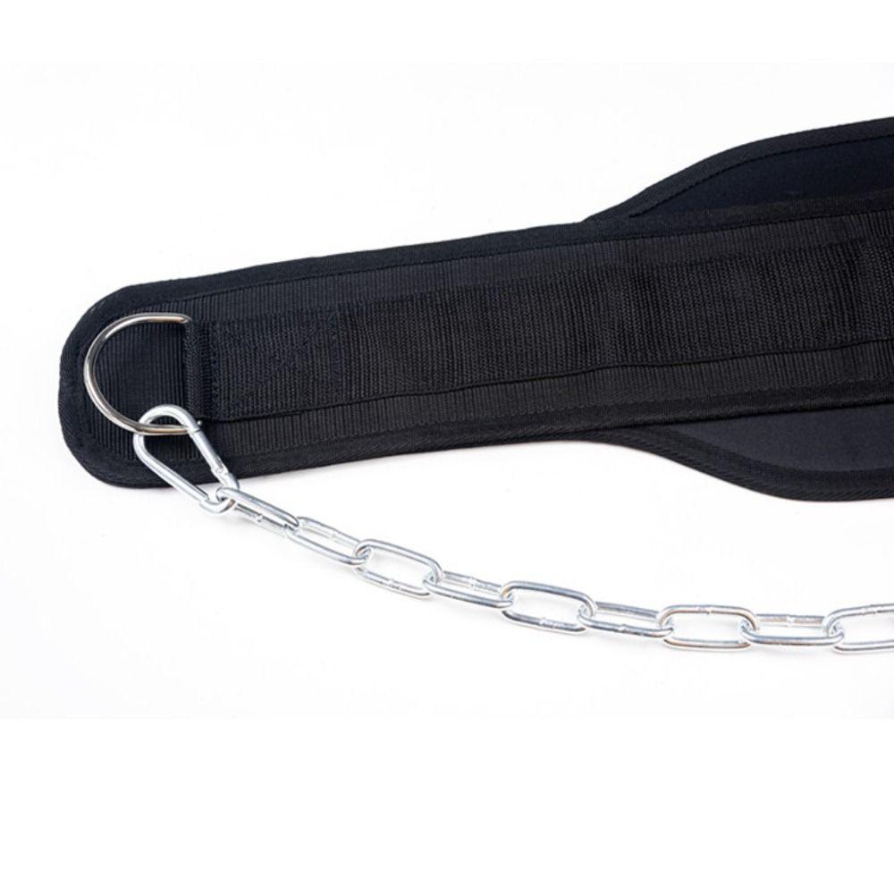 Double Layers Weighted Pull-up Belt Adjustable Weighted Muscle-up Belt  Barbell Plates