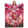 VOX H-Hazbin Hotel Alastor Game Warm Blankets Camping Plush Throw Blanket Novelty Home Decor Flannel Bedspread Sofa Bed Cover