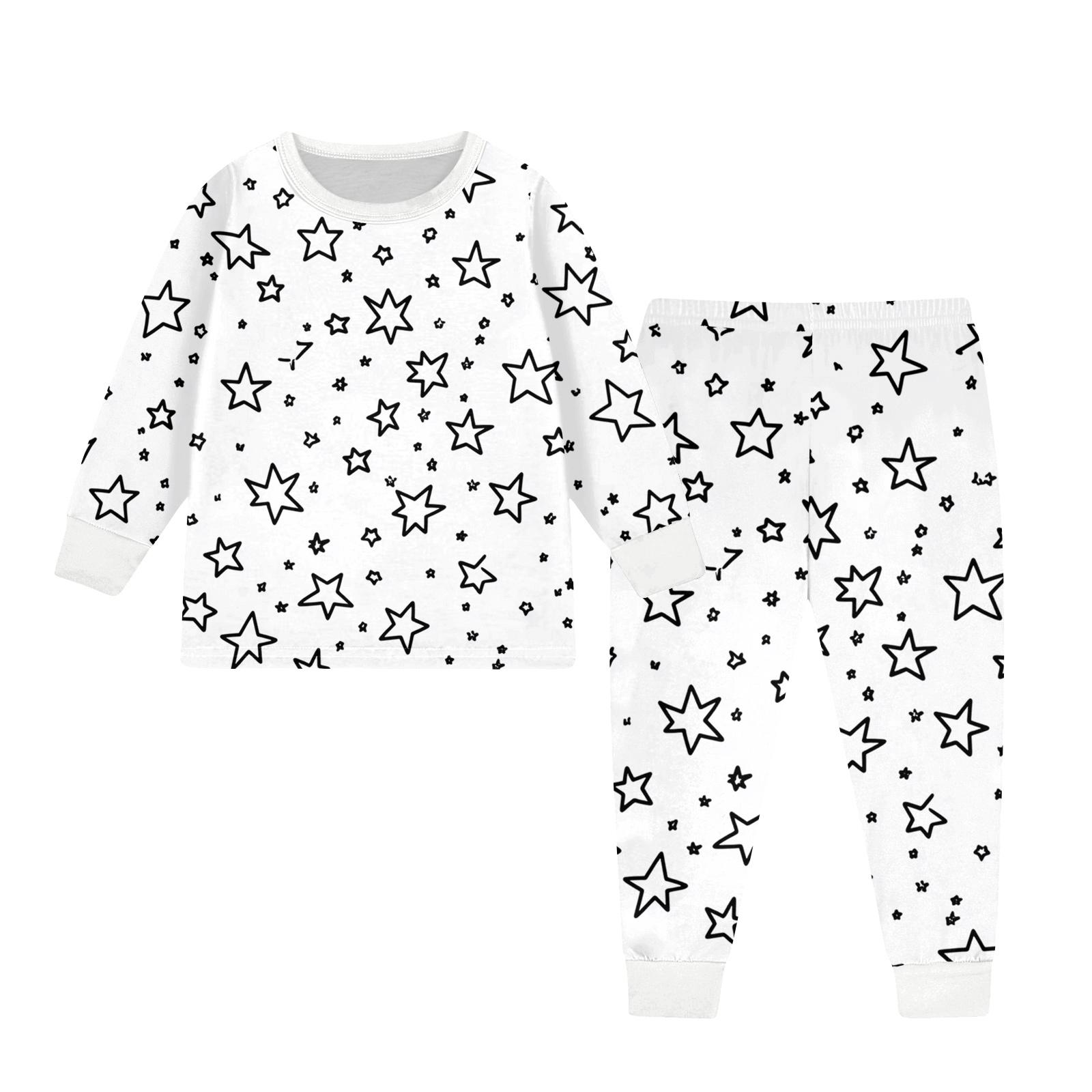 

Kids Colorable Pants Set Boys Girls Funny DIY Hand Painted 2 Piece Outfits Cartoon Coloring Clothing Sets 160