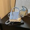 Fashi Boho Cute Straw PU Shoulder Bag for Women Starfish Charm Woven Top Handle Bag Summer Beach Vacati Raffia Crossbody Bag