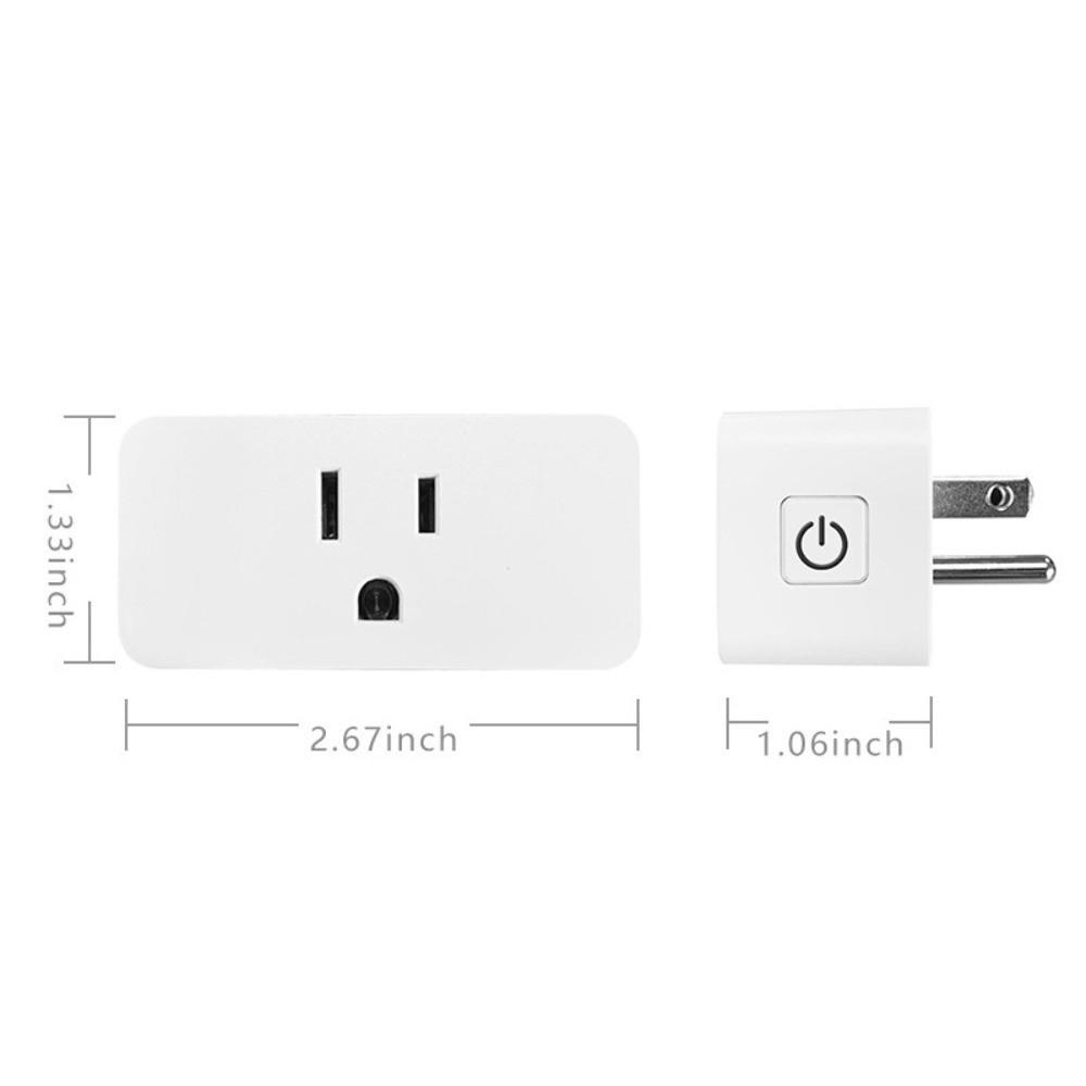 US Plug US Smart Plug Remote Voice Control Timer Plug Smart Home Socket Home Appliance Control