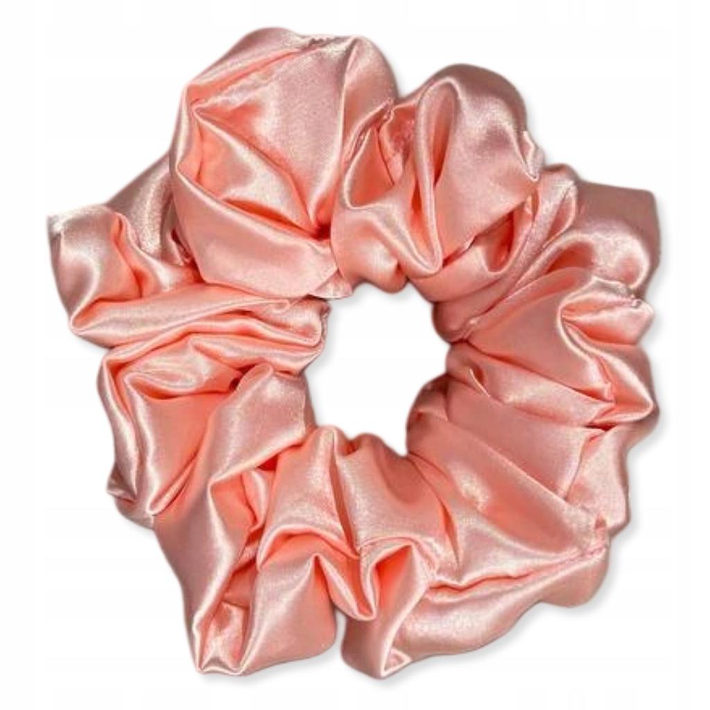 Satin Scrunchies Hair Tie Without Joints 10 Comfortable Pink