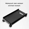 Carbon Fiber PC Case Holder Cart Mobile Adjustable Computer CPU Holder 20kg Weight Capacity