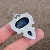 Sodalite, Topaz Gemstone Handmade 925 Sterling Silver Jewelry Pendant 2.01" KKG-331
