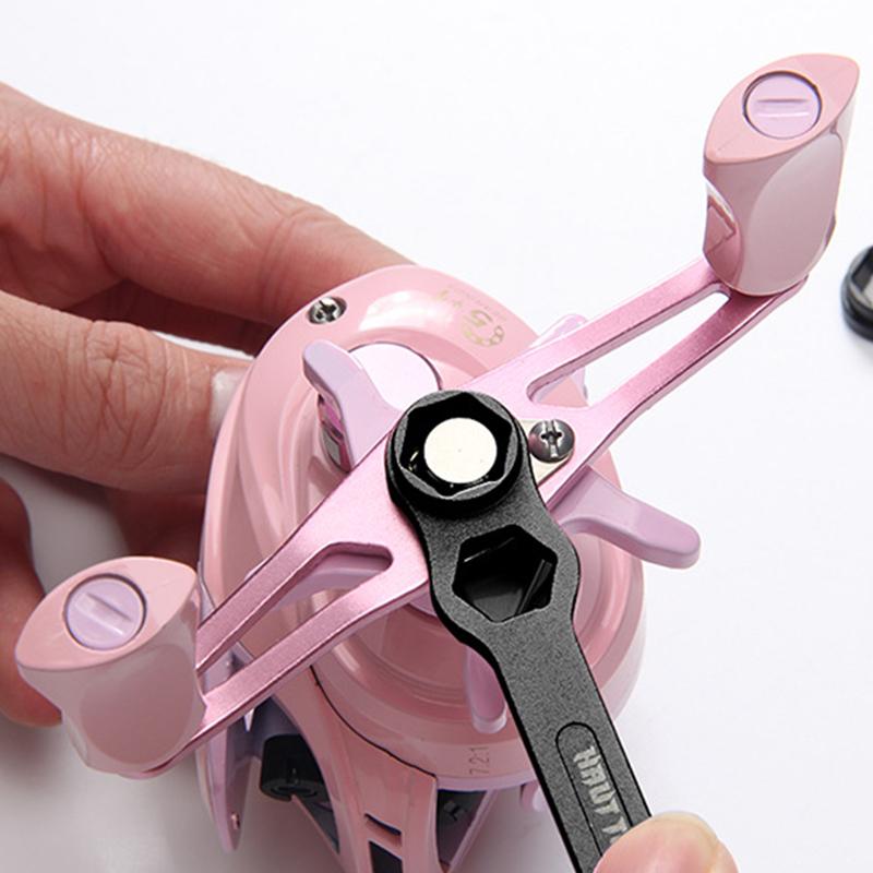 4/6 STÜCKE Angelrollenlager Stiftentferner Wartung Multifunktionsschlüssel Schraubendreher Pinzette Werkzeug Modifizierte Wassertropfenrolle