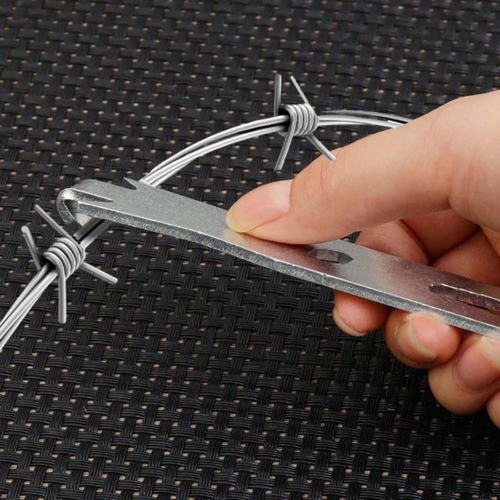 Stainless Steel Fence Wire Twister Tensioning Tool Wire Winding Fixator  For Garden