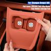 For Changan Deepal S05 2025 2026 Full Cover Silicone Car Cup Holder Storage Pad Anti-Slip Center Console Wireless Charging Pad