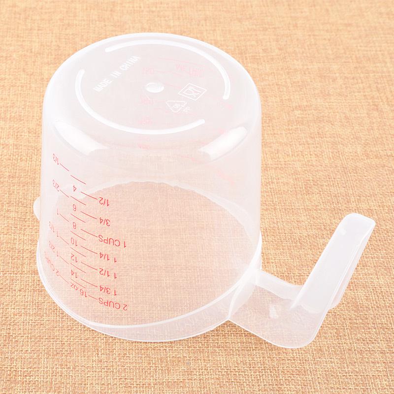 Baking Tools: High-Quality Plastic Measuring Cup (250/500/1000ml) with Scale