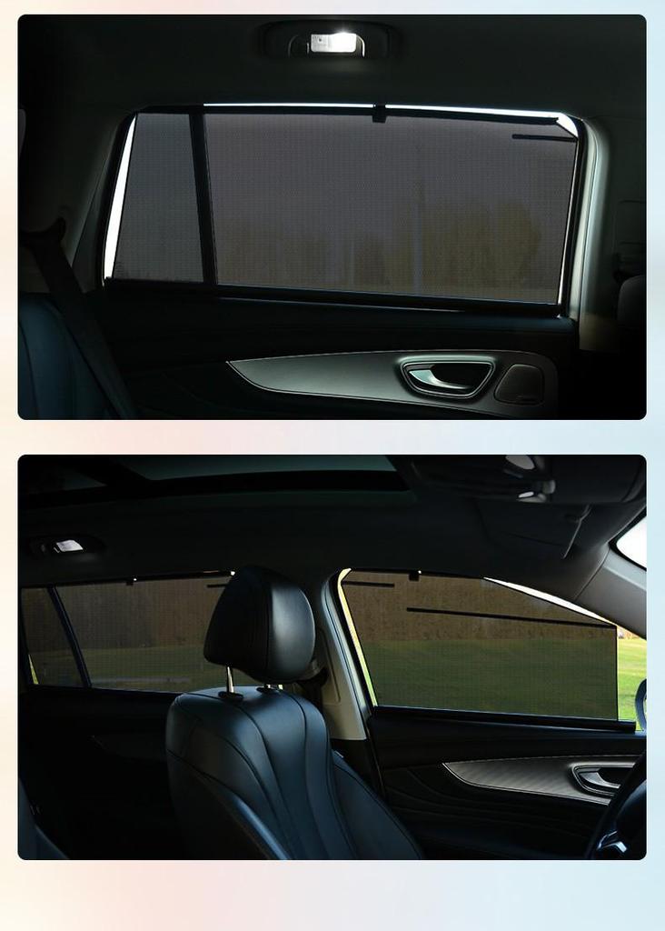 Car Window Sun Shade Curtain: Heat Insulation & Light Blocking