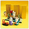Creative Japanese Zakka Year of the Rat Spring Festival Resin Miniature Ornaments