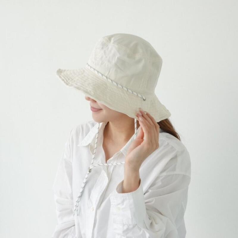 

Women s String Point Wide Bucket Hat C5361_Black